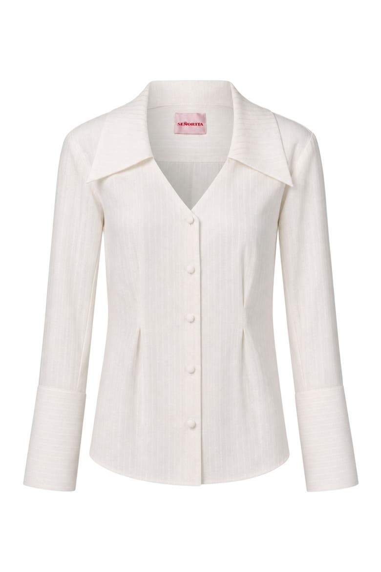 Alba Blouse, Alternate, color, Ivory