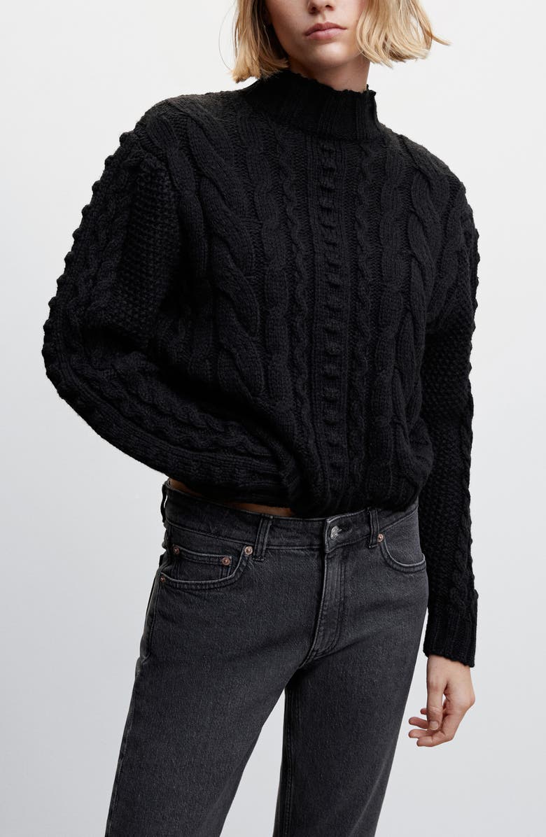 MANGO Straight Leg Jeans, Alternate, color, 