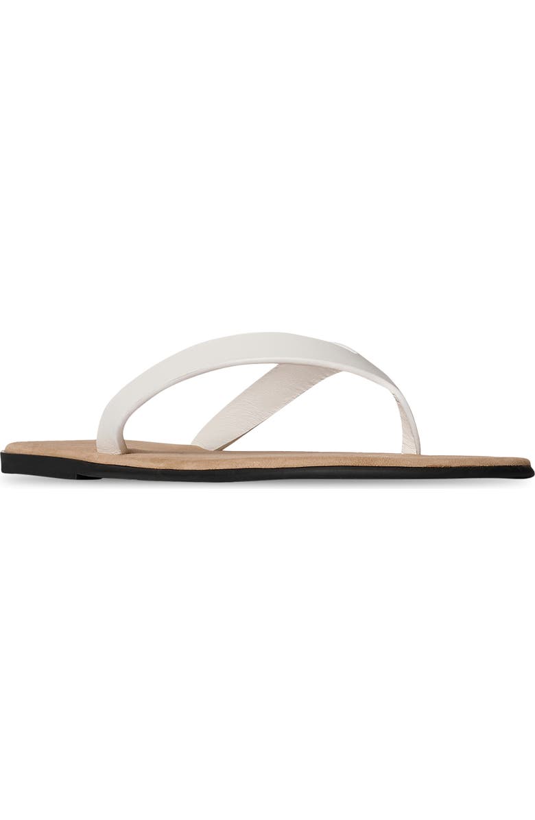 The Row Beach Flip Flop, Main, color, Optic White