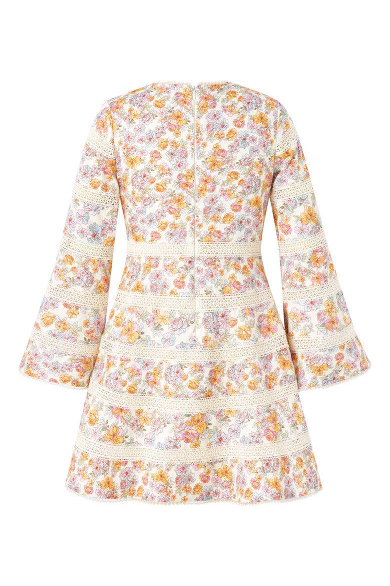 Posie Cotton Mini Dress, Alternate, color, Floral