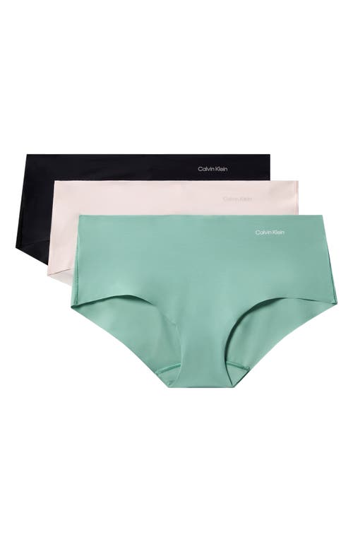Calvin Klein Invisibles 3-pack Hipster Briefs In Pink
