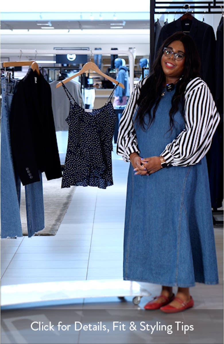 Polka Dot Ruffle Crepe Camisole, sales video thumbnail