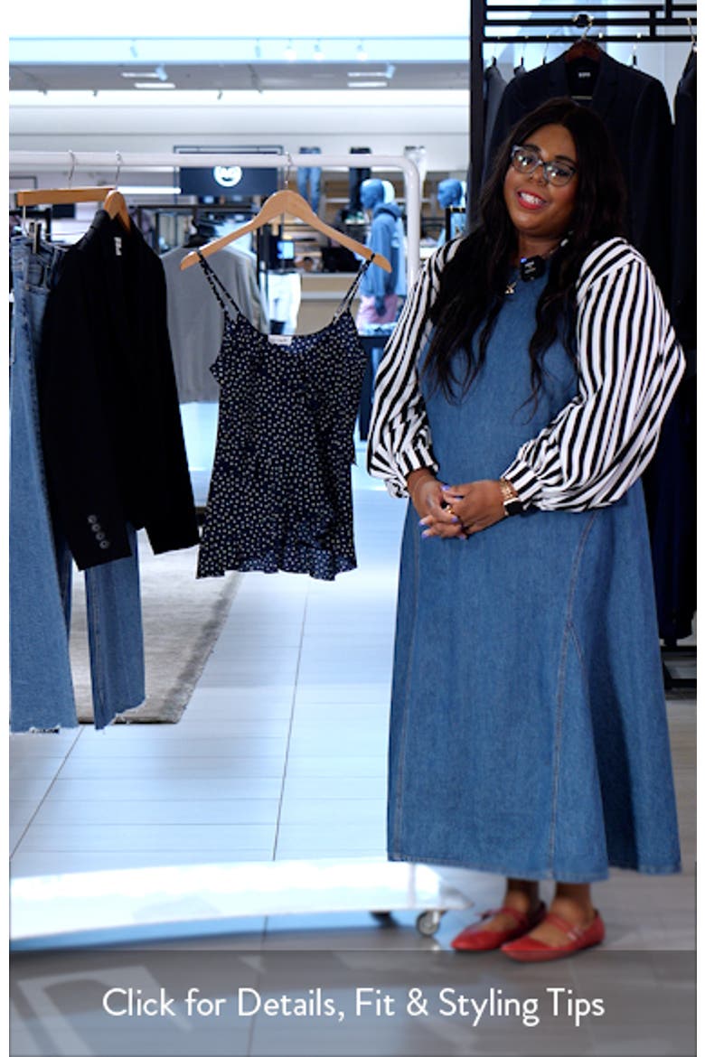 Polka Dot Ruffle Crepe Camisole video