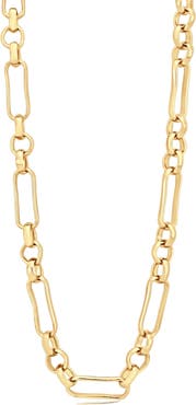 SHYMI Paper Clip & Circle Necklace