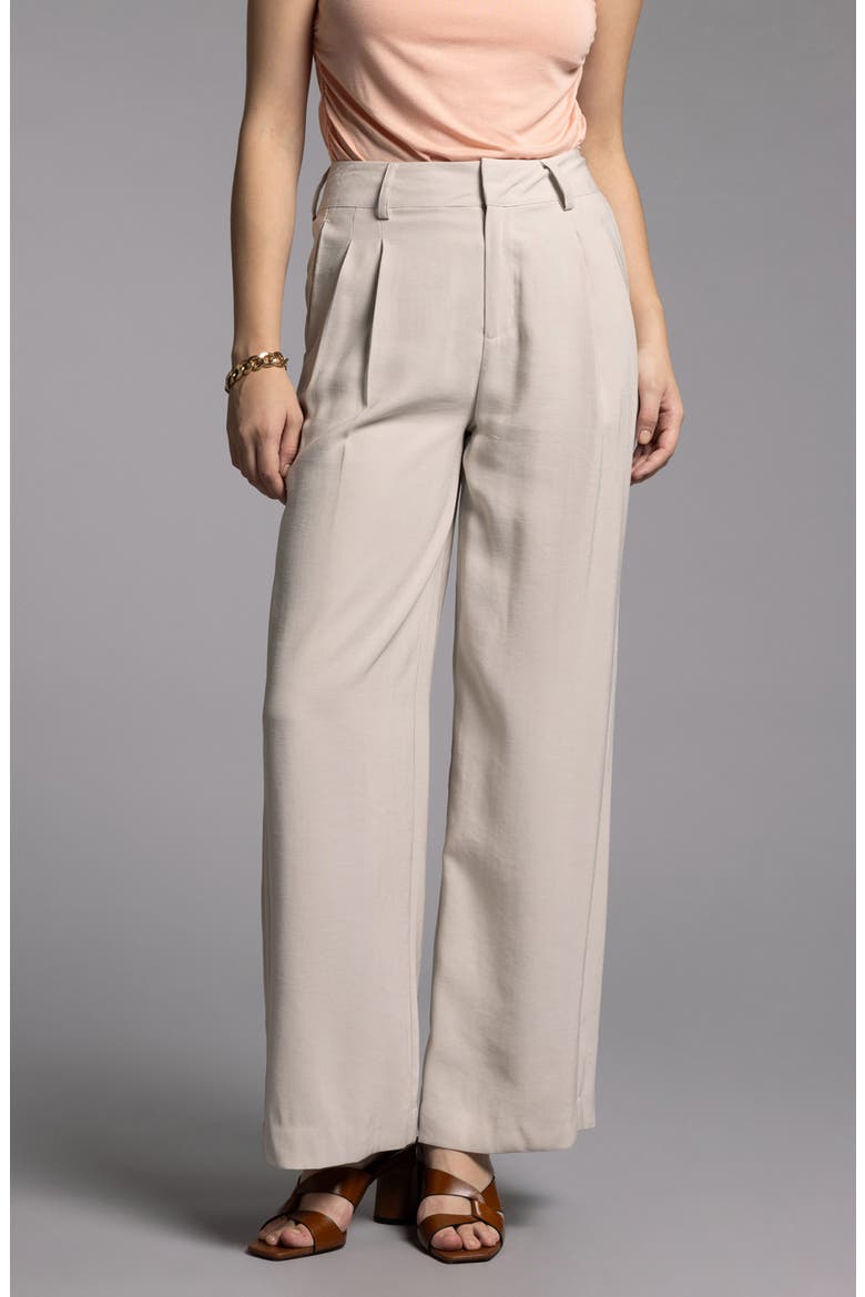 Lacy Straight Leg Pants, Alternate, color, SOFT GREY