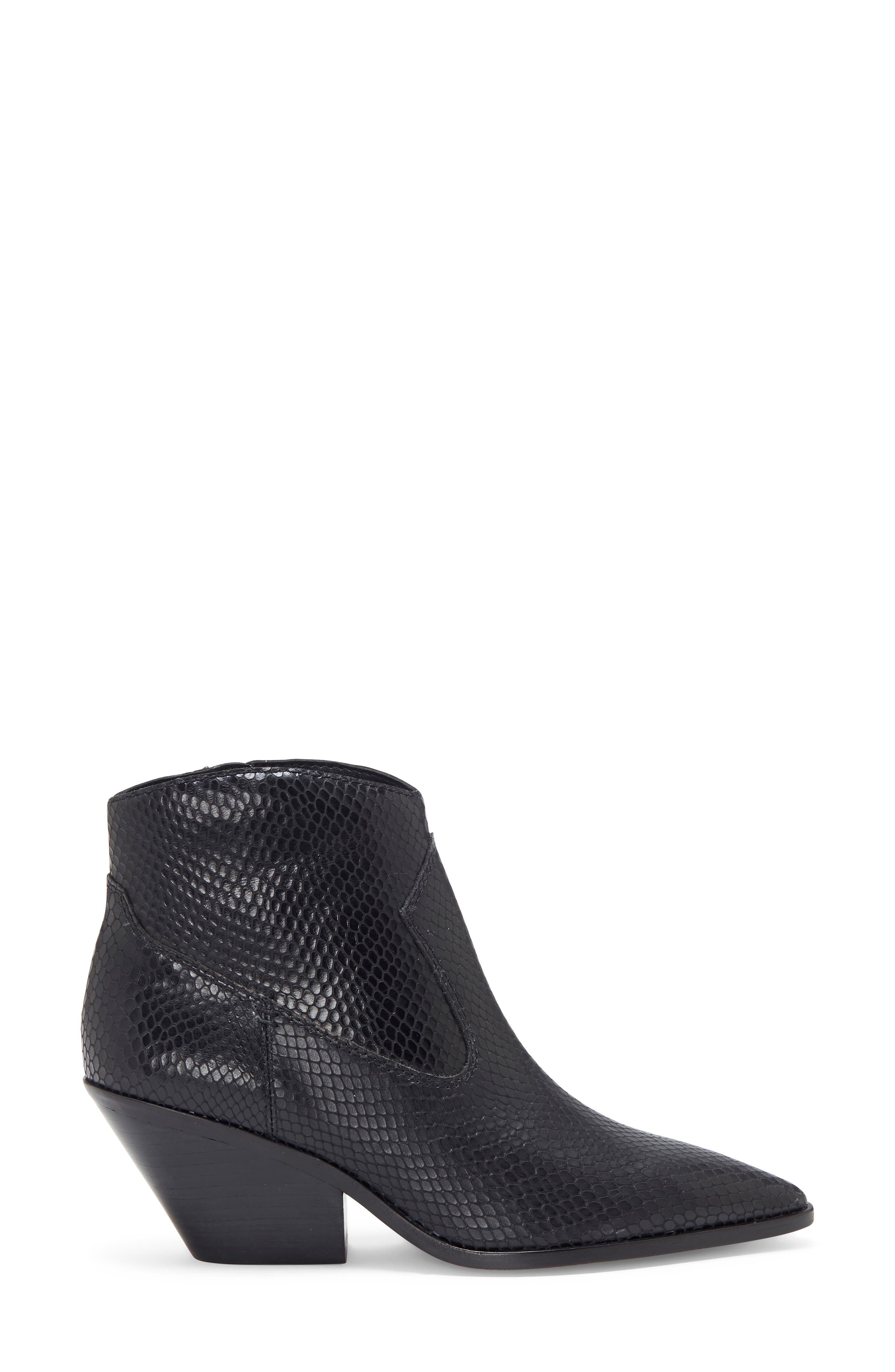 Vince Camuto Jemeila Snake Embossed Bootie, Alternate, color, 