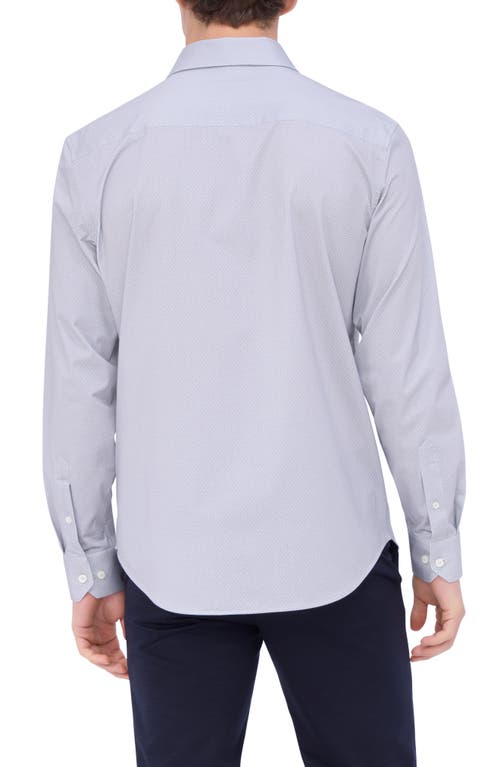 Bugatchi James Ooohcotton® Geo Print Button-up Shirt In Desert
