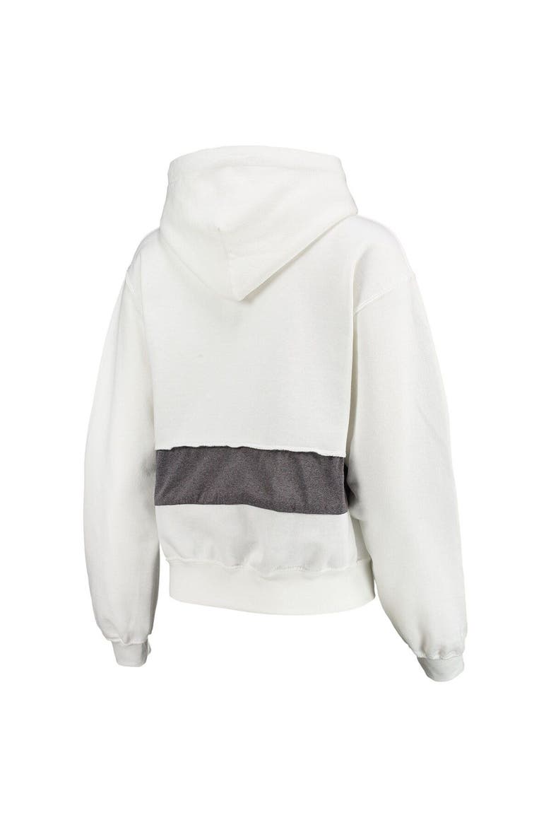 Women's Refried Apparel White Chicago Bears Sustainable Crop Dolman Pullover Hoodie, Alternate, color, WHITE