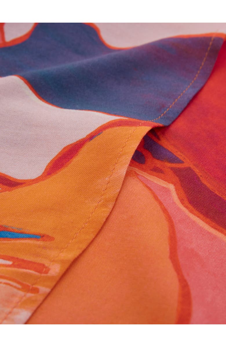 Celtic & Co. Tie Front Midi Dress, Alternate, color, Oge Abstract Floral