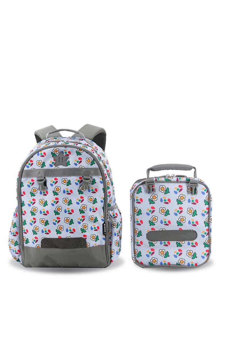 Duet Kids 16" Backpack With Detachable Lunch Box For School, Alternate, color, EVERY DAISY