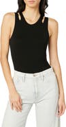 Hudson Jeans Cutout Sleeveless Bodysuit