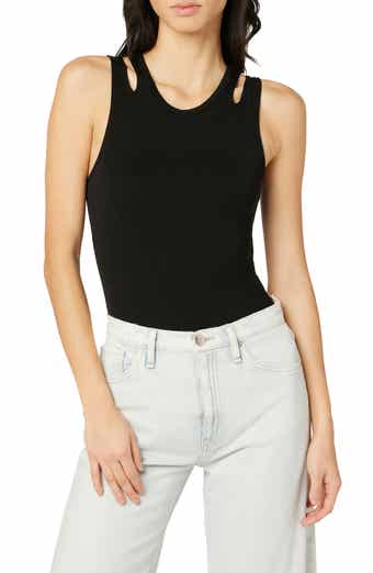 Hudson Jeans Cutout Sleeveless Bodysuit