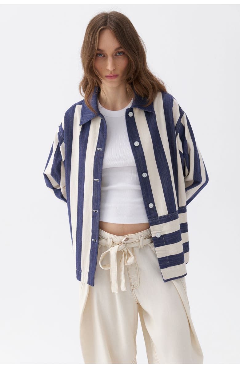 Nocturne Striped Jacket, Main, color, 