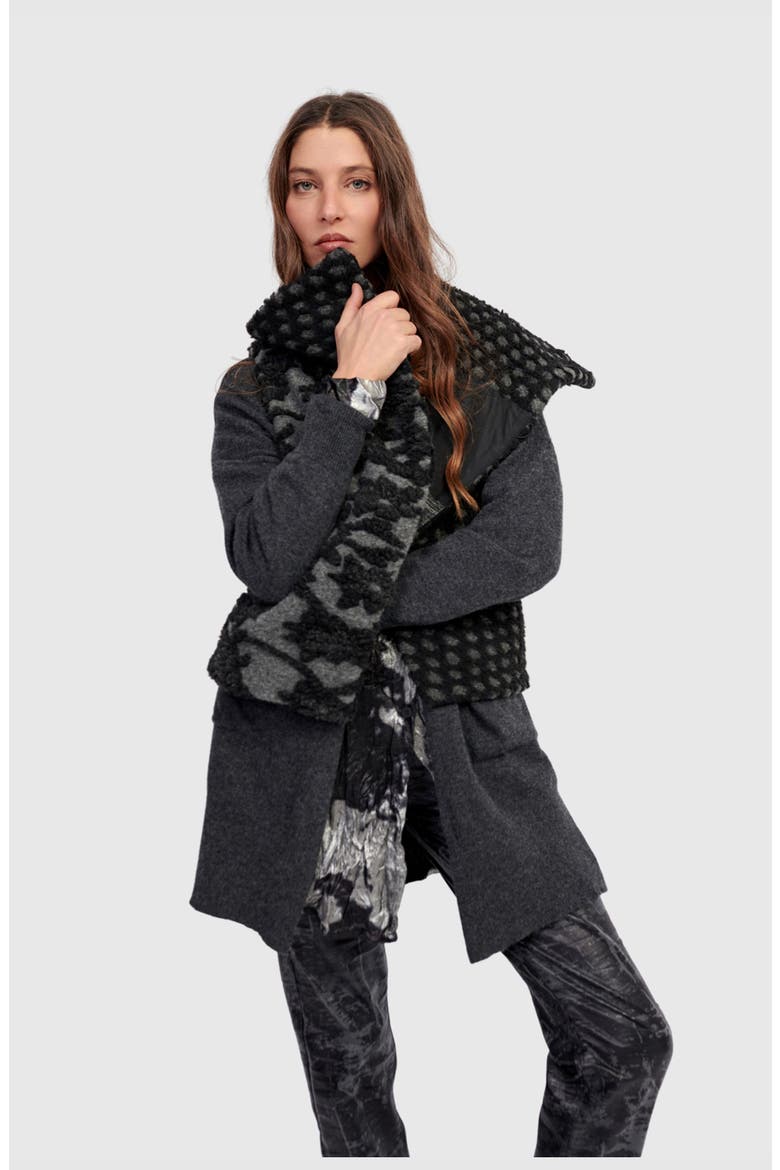 Hush Cozy Moto Vest, Main, color, Mix