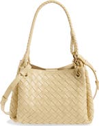 Bottega Veneta Small Parachute Intrecciato Leather Shoulder Bag