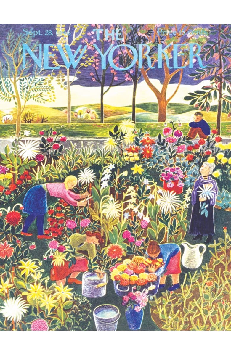 NEW YORK PUZZLE COMPANY Flower Garden 1000 Piece Puzzle, Alternate, color, NO COLOR