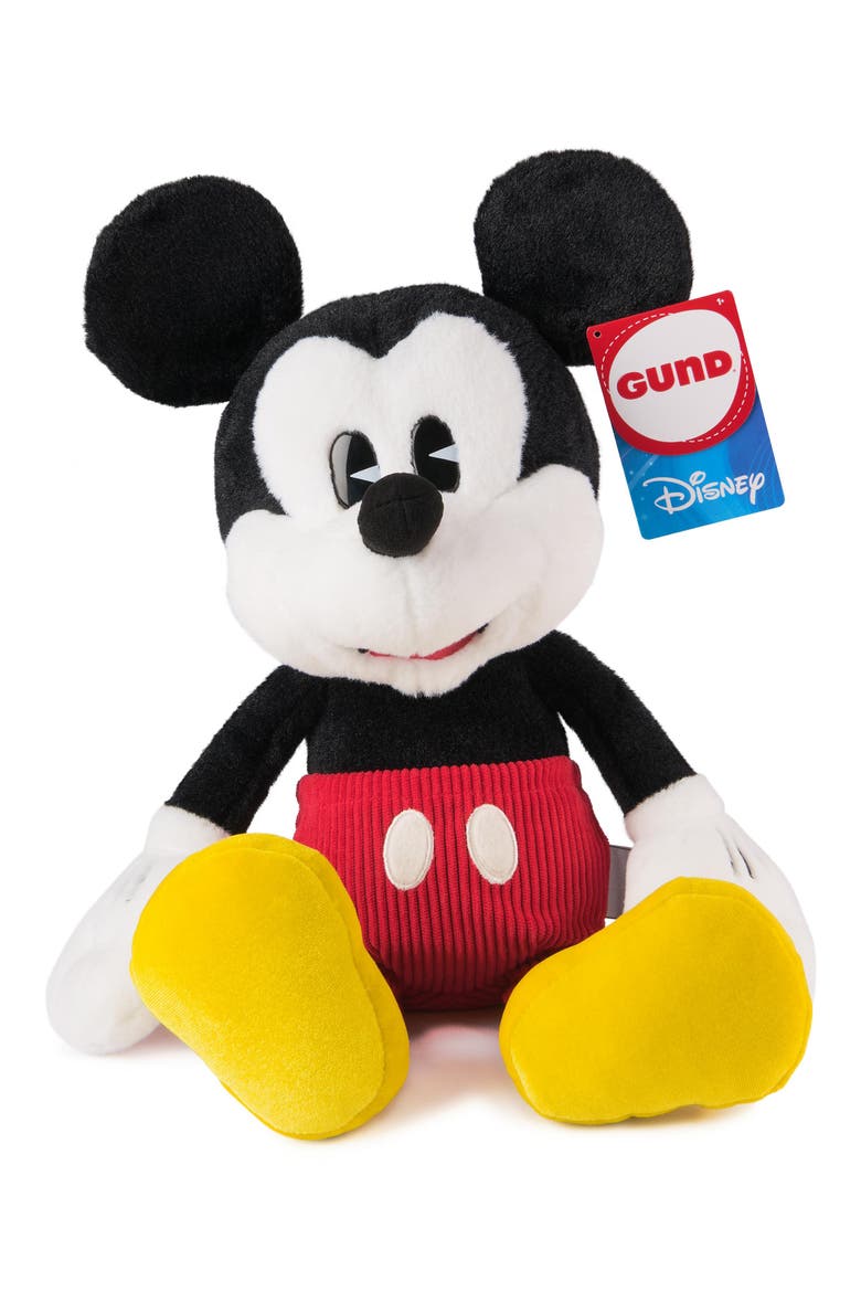 Classic Mickey Stuffed Toy, Alternate, color, BLACK/ WHITE MULTI