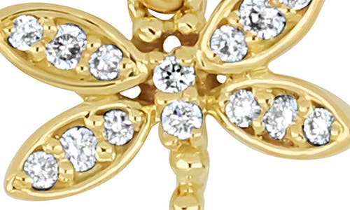 Bony Levy Icon Pavé Diamond Dragonfly Charm In Gold