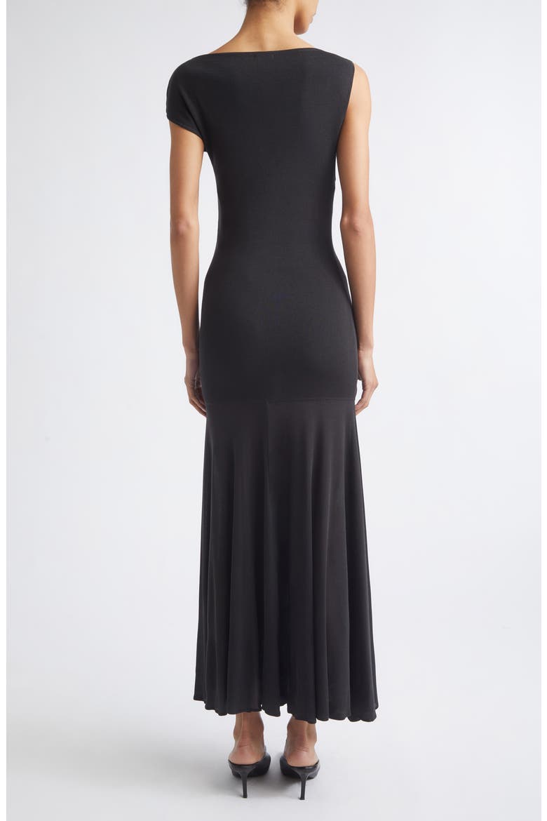 Jersey Circle Hem Maxi Dress, Alternate, color, CHARCOAL