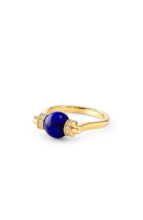 Lapis Bead Ring