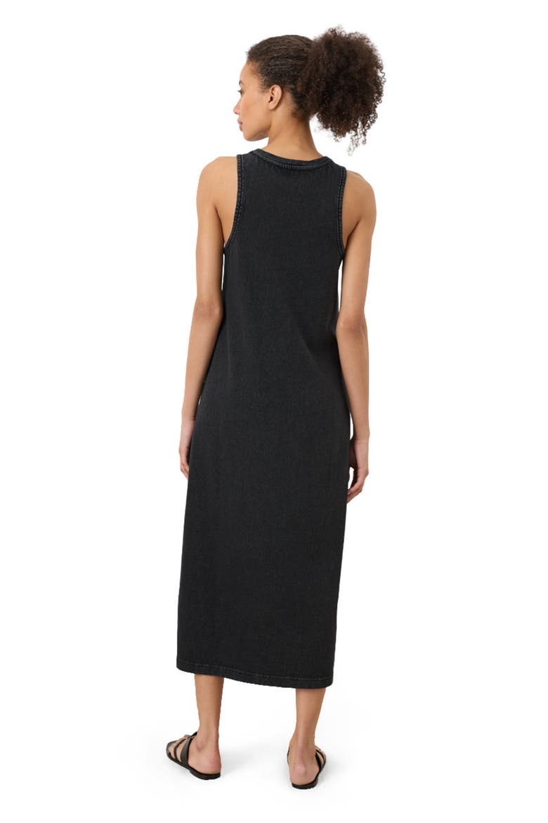 Organic Cotton Weekends Tank Dress, Alternate, color, Washed Black