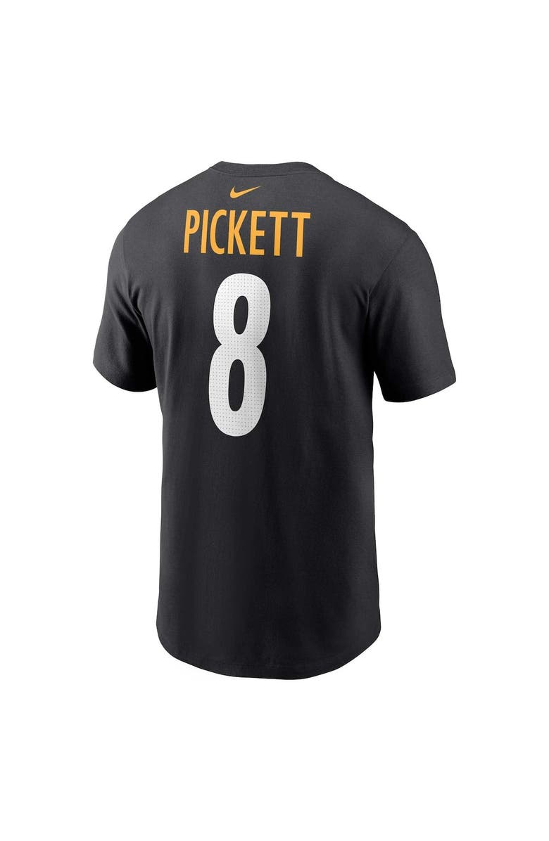 Nike Men's Nike Kenny Pickett Black Pittsburgh Steelers Player Name & Number T-Shirt, Alternate, color,