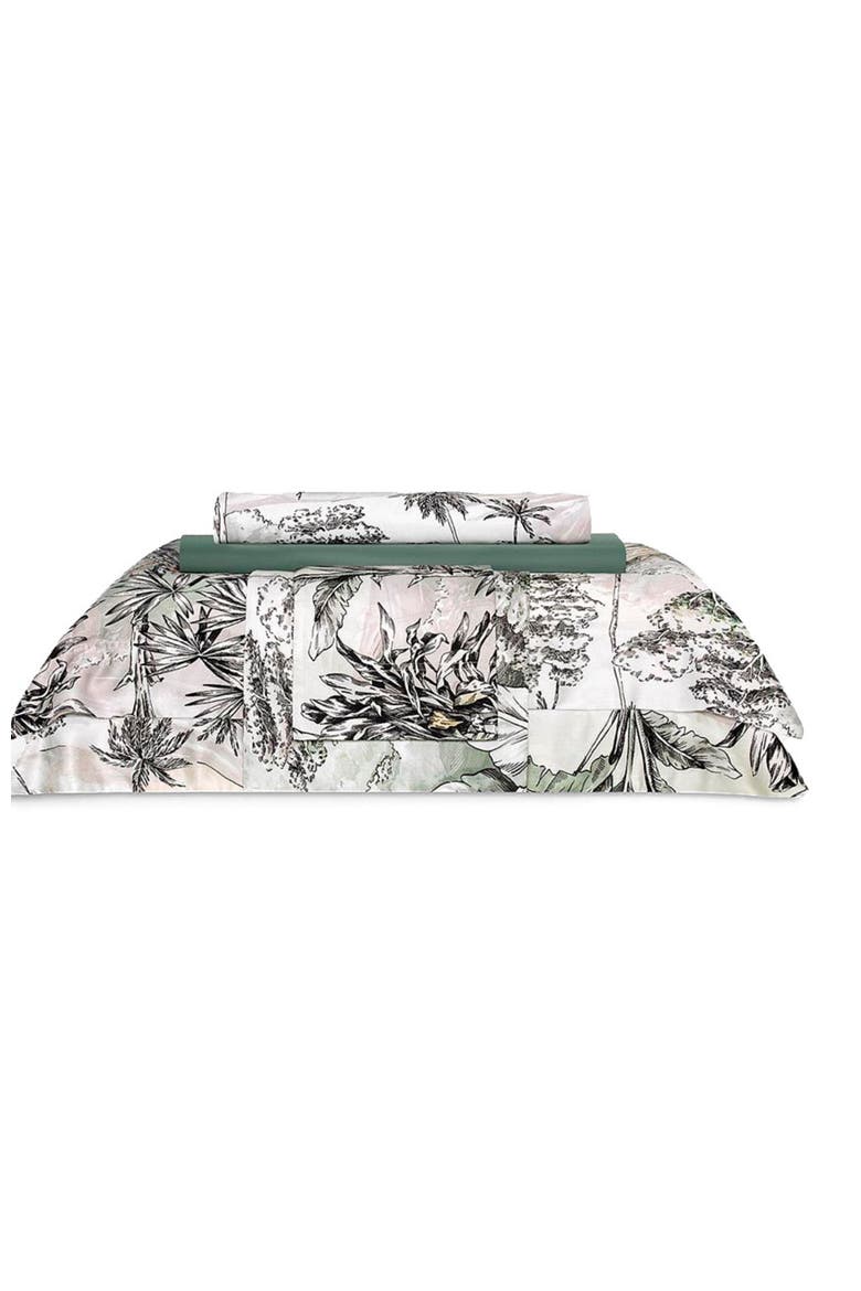 Ilbama fitted sheet, Alternate, color, Green