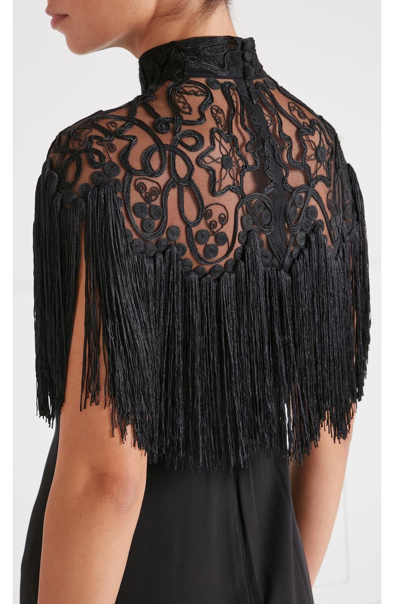 Temperley London Cordelle Dress, Alternate, color, Black