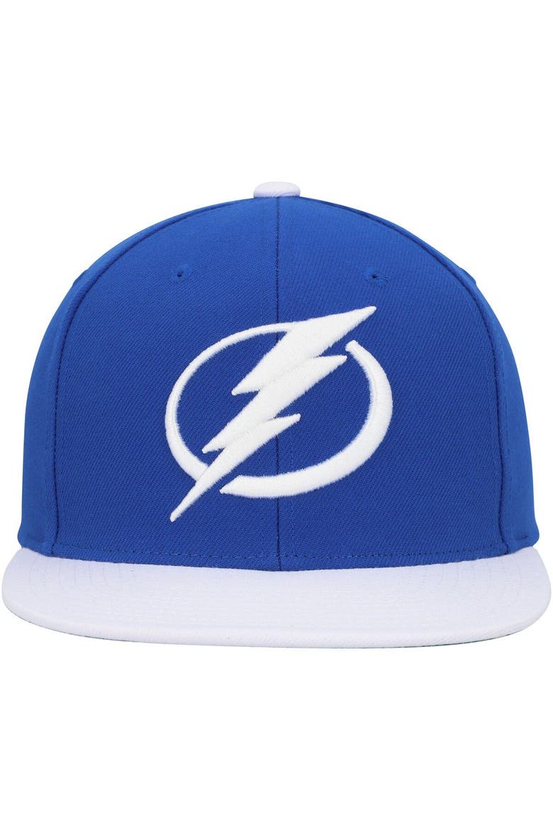 Men's Mitchell & Ness Blue Tampa Bay Lightning Core Team Ground 2.0 Snapback Hat, Alternate, color, Blue