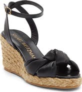 Stuart Weitzman Playa Espadrille Knot Wedge Sandal