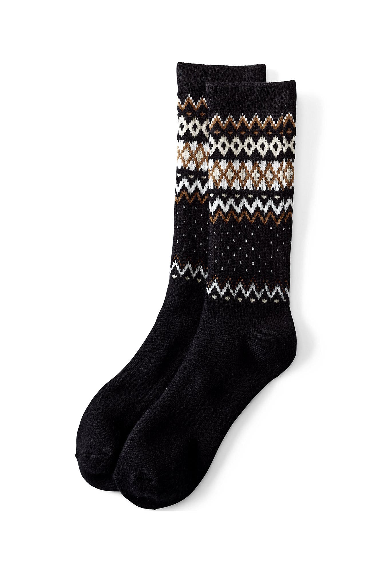 selected Black/Natural Fairisle