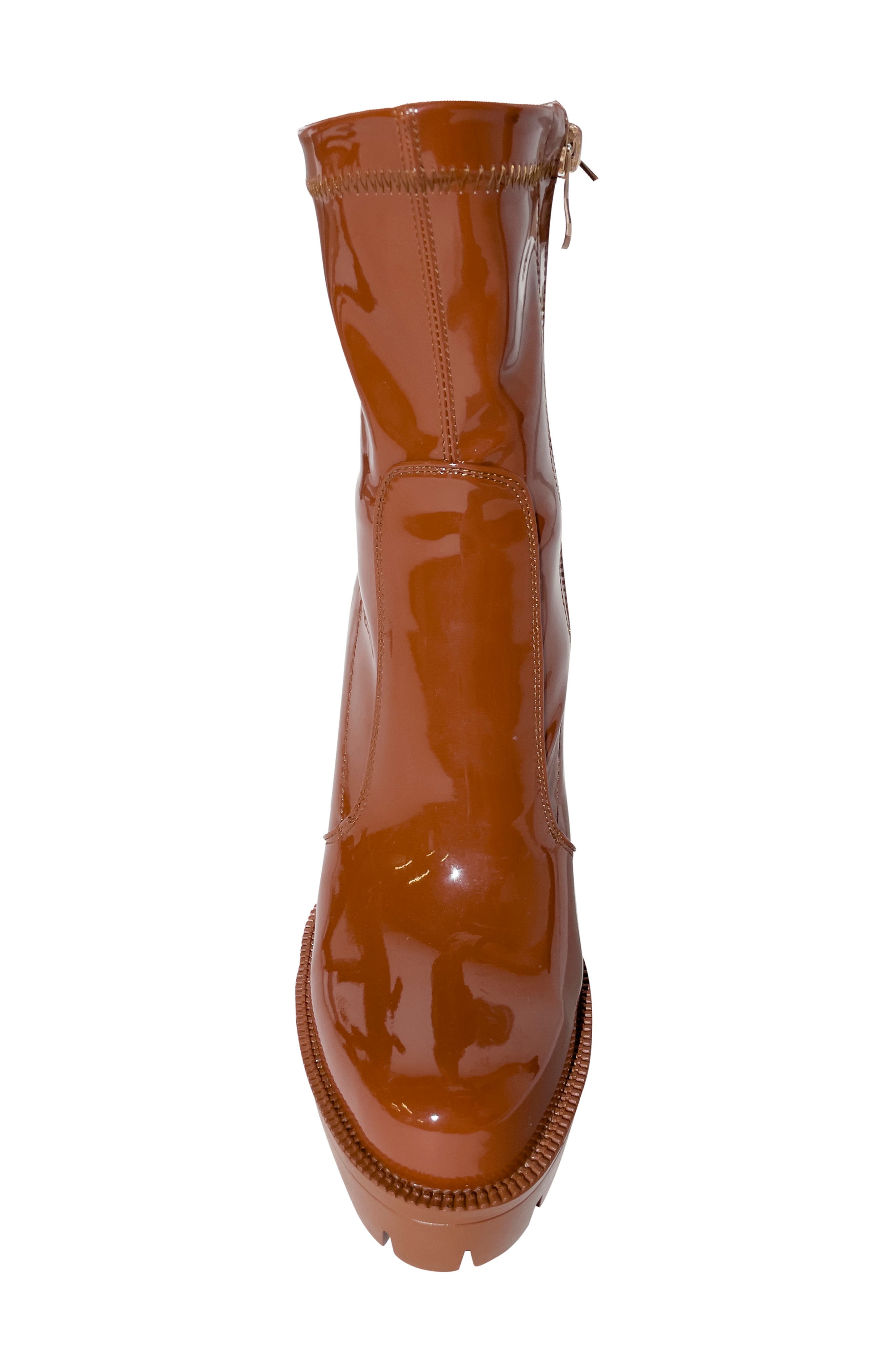 Rainy Platform Bootie, Alternate, color, COGNAC