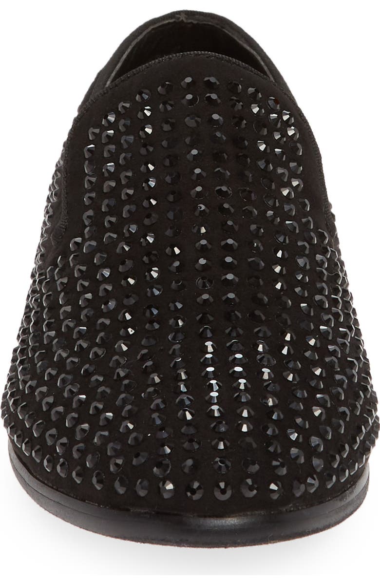 Steve Madden Studded Venetian Loafer, Alternate, color, Black