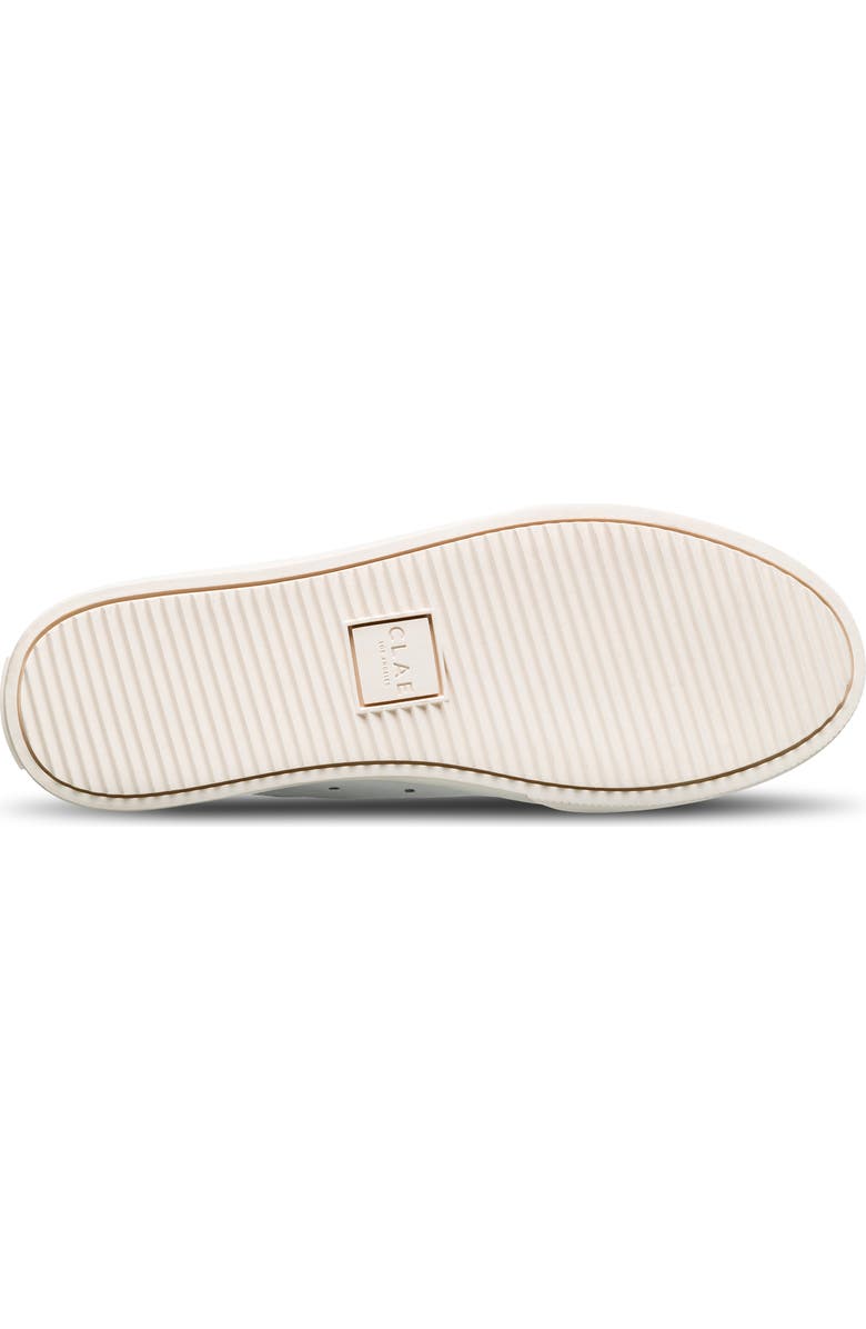 CLAE Bradley Venice Leather Sneaker, Alternate, color, White Leather Navy