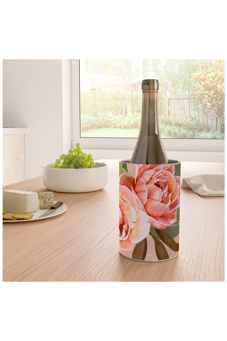 Giant Flowers Wine Chiller, Alternate, color, PINK