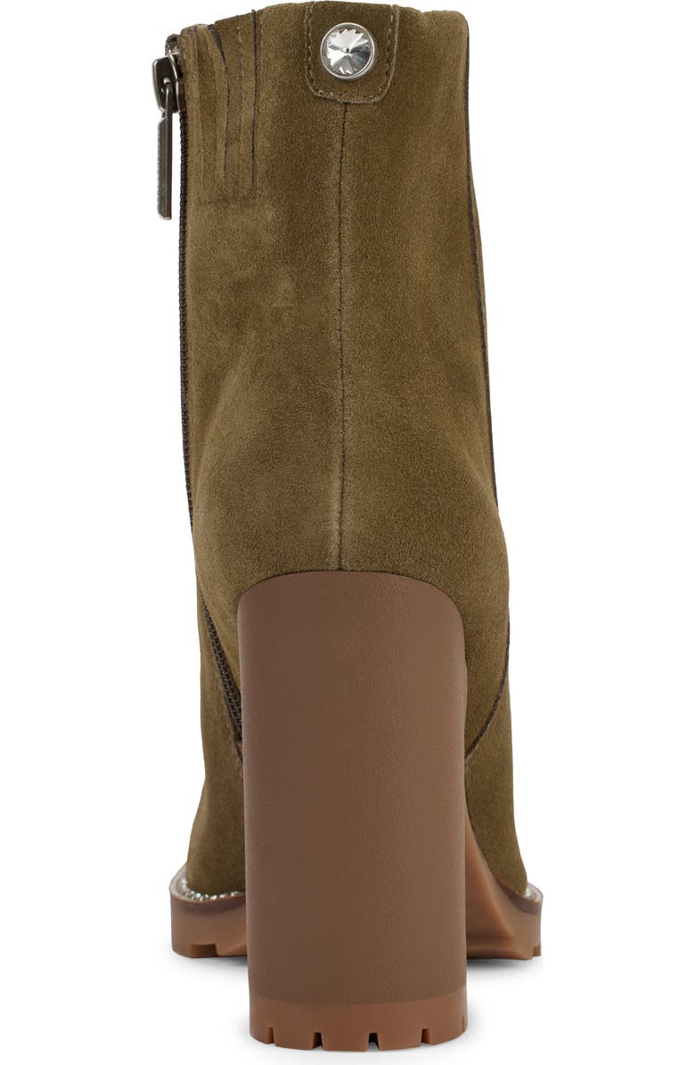 KARL LAGERFELD PARIS Peppy Bootie, Alternate, color, Olive