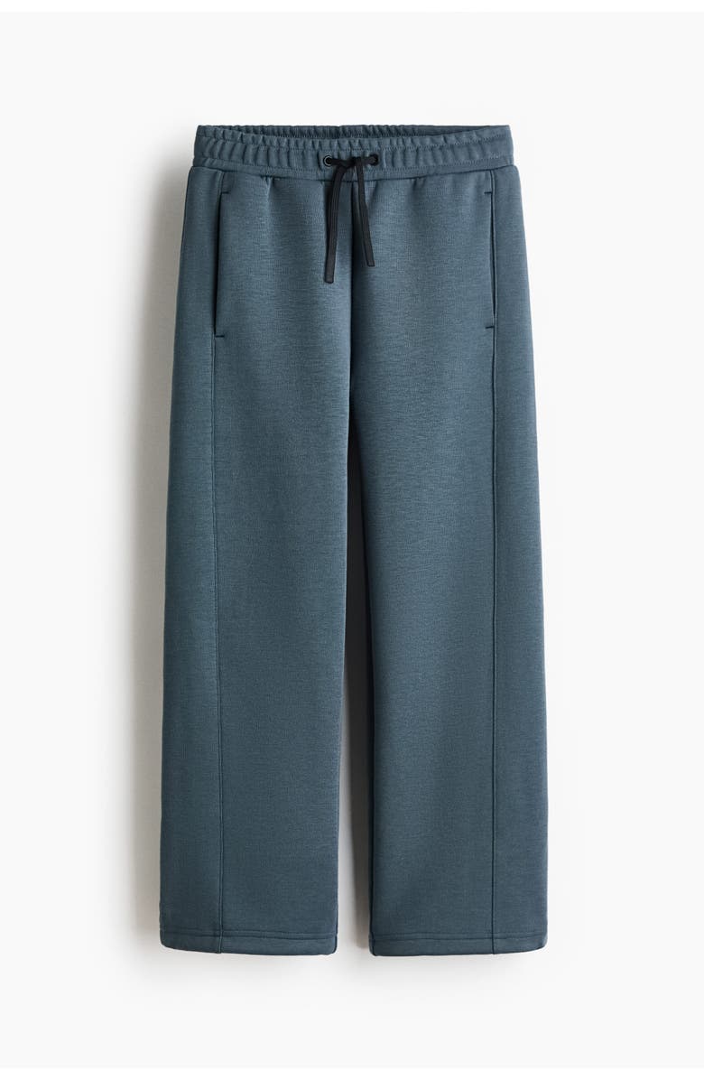 H&M Relaxed Fit Sports Joggers With Drymove, Alternate, color, Dusty Teal