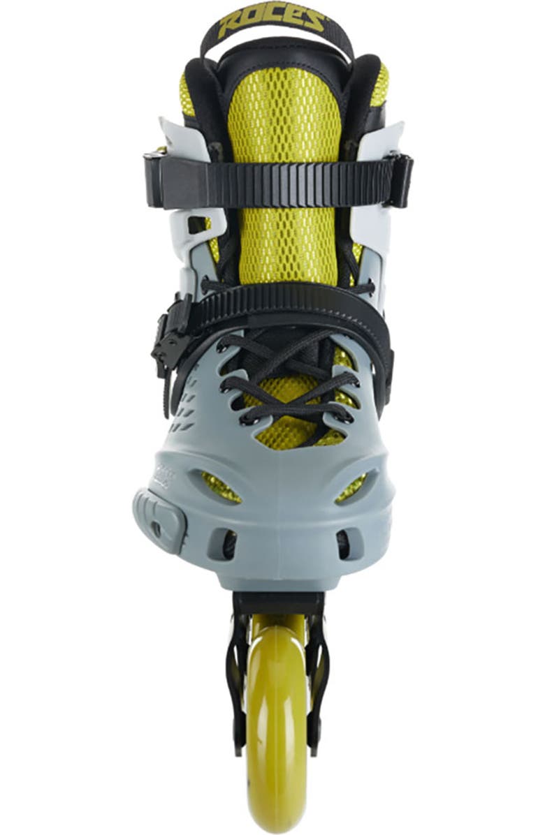 Roces Otli 84 Mens Inline Skates, Alternate, color, Grey/Mustard