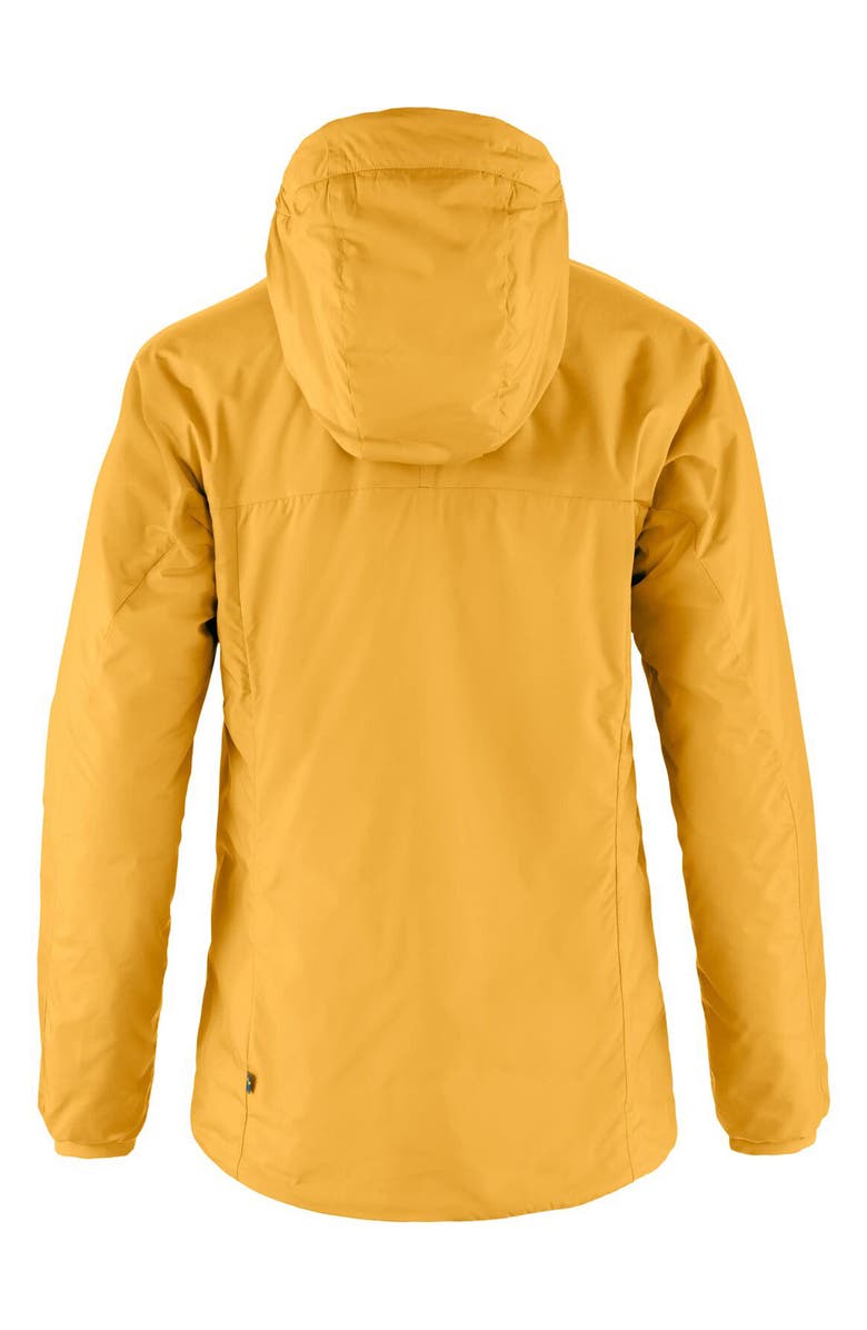 Fjällräven Bergtagen 60 Water Resistant Insulated Jacket, Alternate, color, Mustard Yellow-Mountain Blue