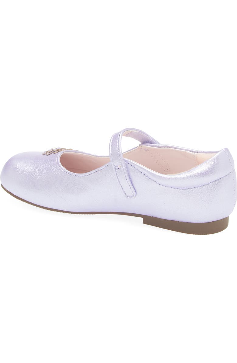 Nina Kids' Daisy Mary Jane Flat, Alternate, color, Light Purple Shimmer