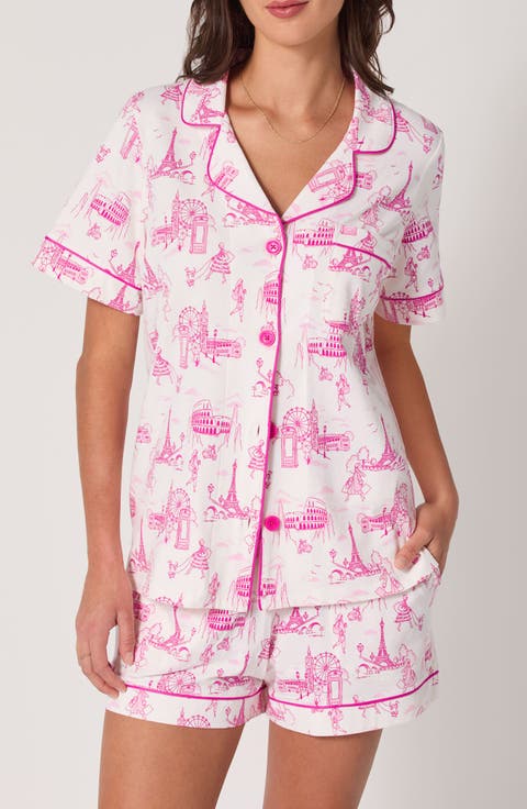 Print Short Pajamas (Regular & Plus)