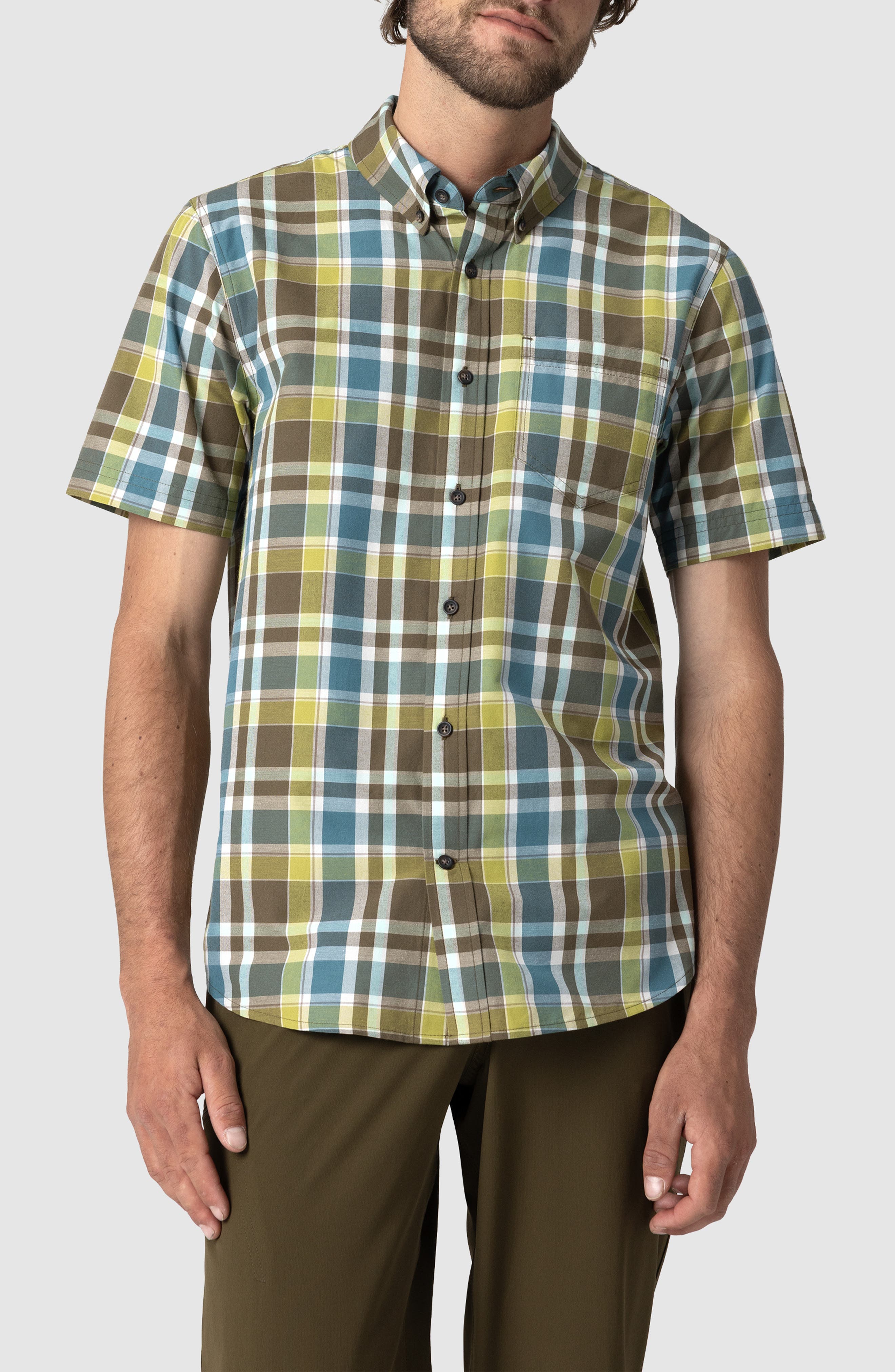 DARK OLIVE PLAID