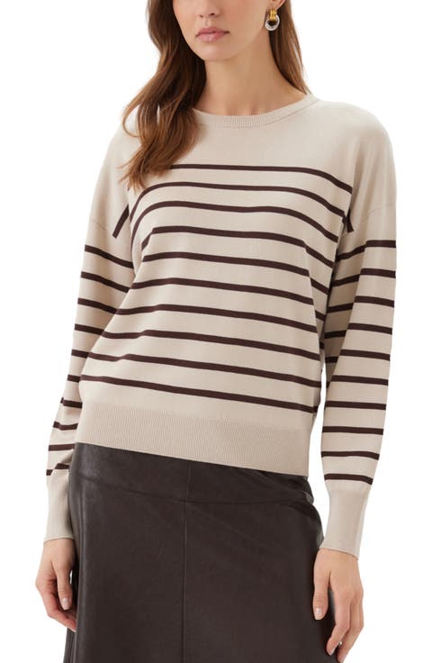 Stripe Crewneck Sweater