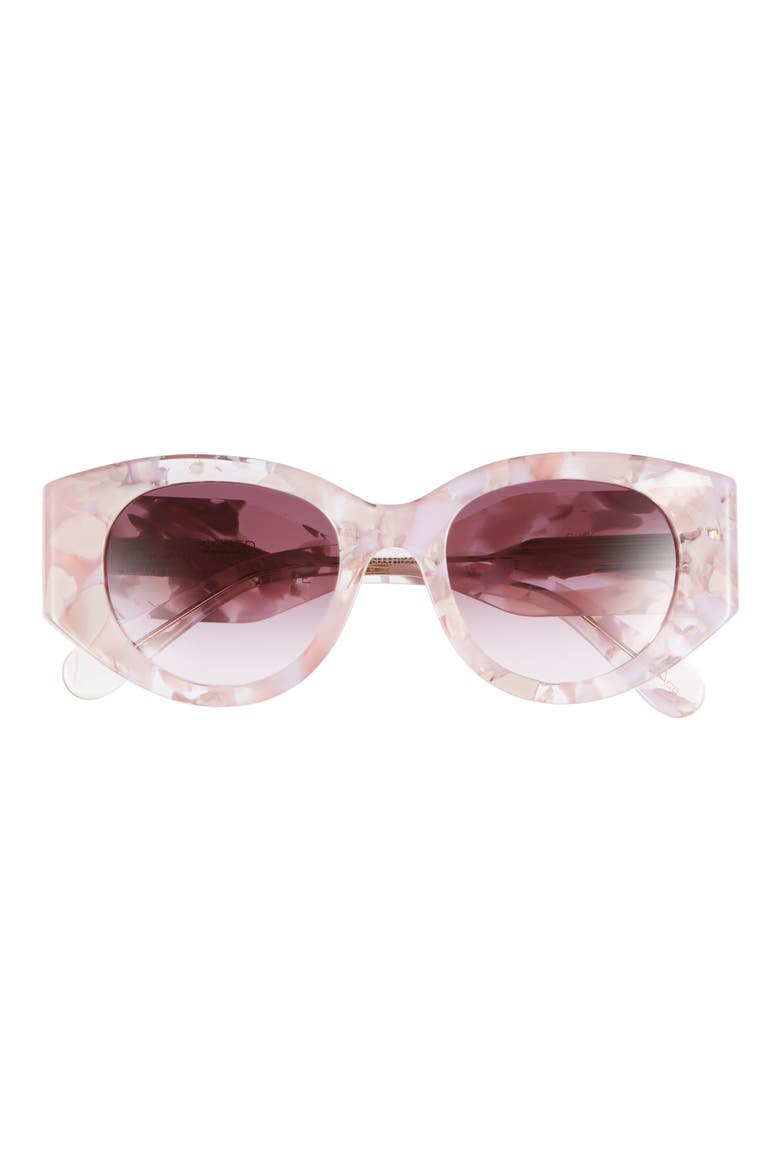 Cat Eye Sunglasses, Main, color, NUDE NUDE VIOLET