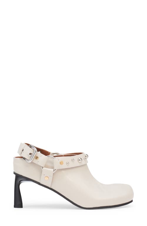 Stella Mccartney Elyse Studded Slingback Harness Clog In Stone