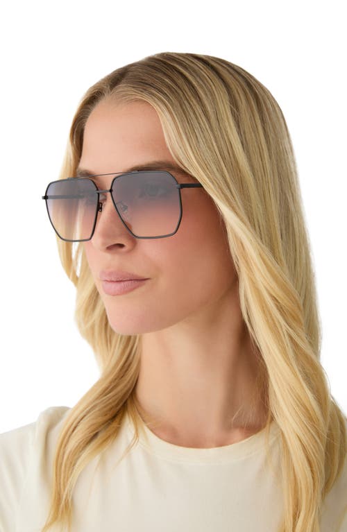 DIFF DIFF BERKELY 59MM GRADIENT NAVIGATOR SUNGLASSES 