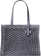 Tory Burch Ella Hand Crochet Straw Bag