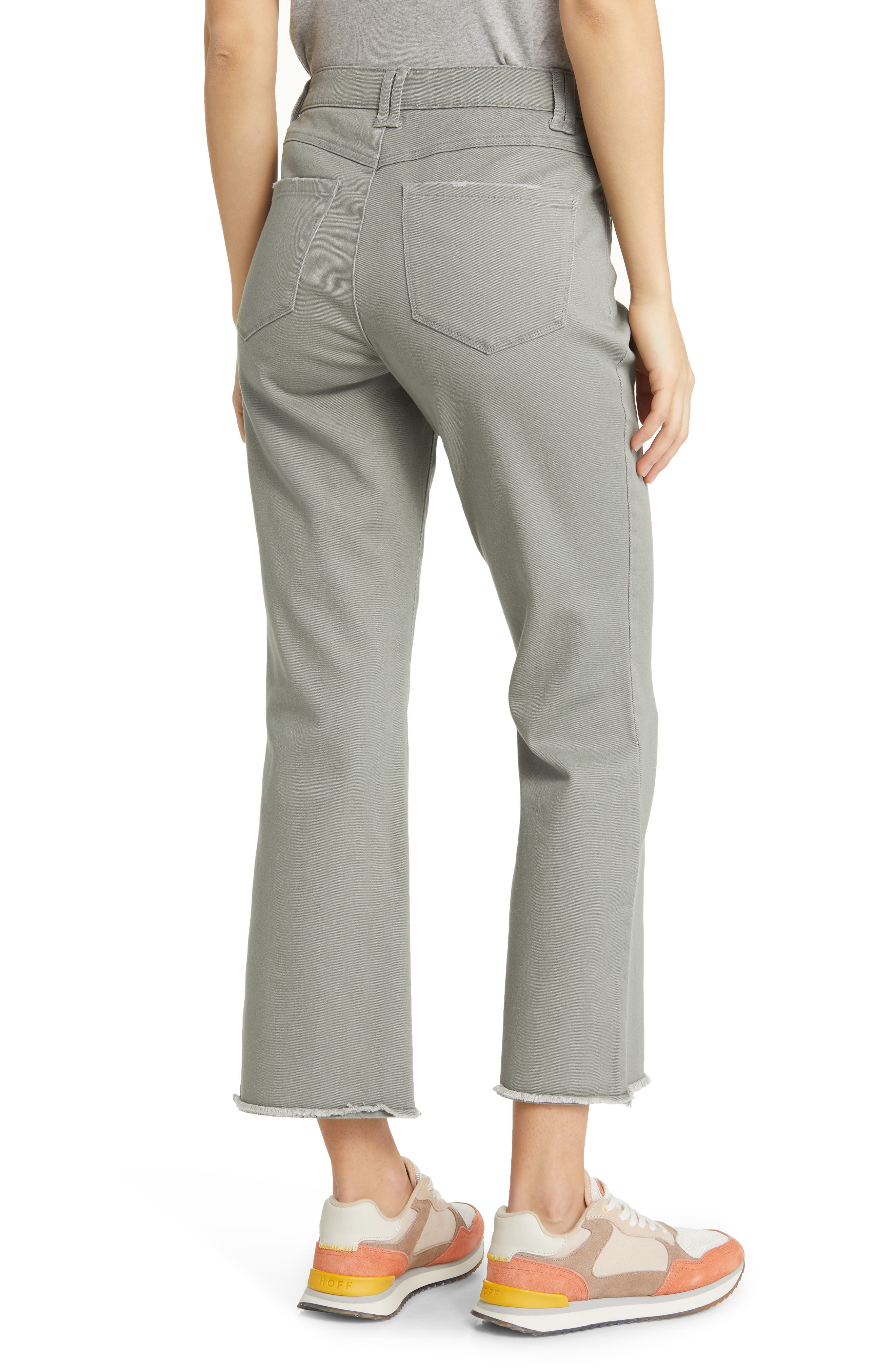 Tatum 'Ab'Solution Frayed High Waist Ankle Flare Jeans - image 2