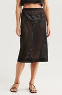 Solid & Striped The Sherry Cotton Eyelet Cover-Up Skirt