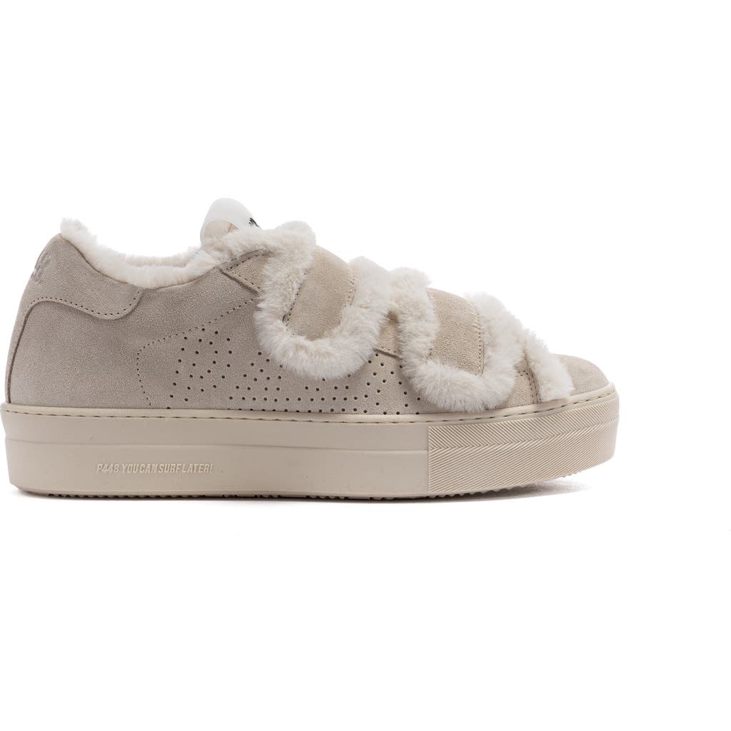P448 Thea Venice Platform Sneaker In Sand